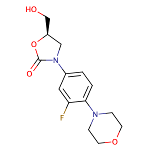 (5R)-3-(3-Fluoro-4-(4-morpholinyl)phenyl)-5-hydroxymethyl-2-oxazolidione,CAS No. 168828-82-8.
