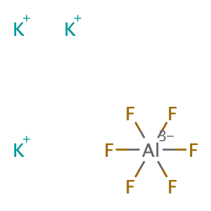 Potassium hexafluoraluminate,CAS No. 13775-52-5.