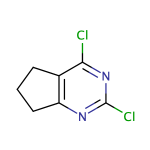 2,4-dichloro-6,7-dihydro-5H-cyclopenta[d]pyrimidine,CAS No. 5466-43-3.