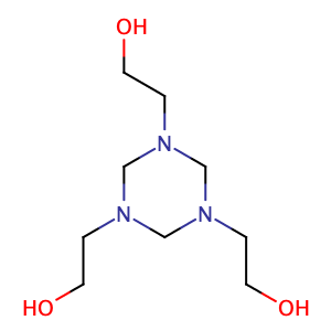 Hexahydro-1,3,5-tris(hydroxyethyl)-s-triazine,CAS No. 4719-04-4.