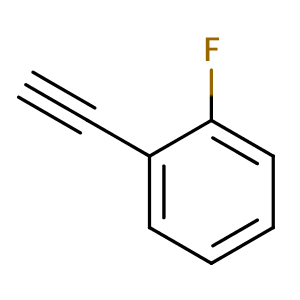 2-Fluorophenylacetylene,CAS No. 766-49-4.