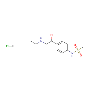 Sotalol hydrochloride,CAS No. 959-24-0.