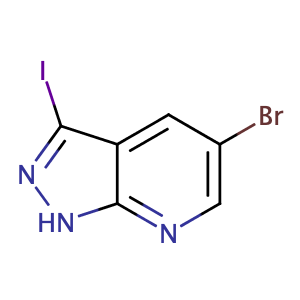 5-Bromo-3-iodo-1H-pyrazolo[3,4-b]pyridine,CAS No. 875781-18-3.