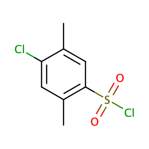 4-Chloro-2,5-dimethylbenzenesulfonyl chloride,CAS No. 88-49-3.