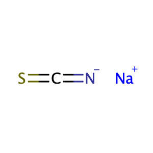 Sodium thiocyanate,CAS No. 540-72-7.