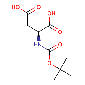 N-Boc-L-aspartic acid,CAS No. 13726-67-5.