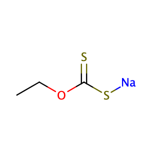 Sodium ethylxanthogenate,CAS No. 140-90-9.
