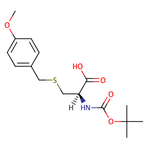 Boc-S-(4-methoxybenzyl)-L-cysteine,CAS No. 18942-46-6.