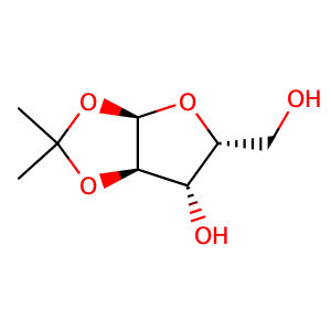 (3aR,5R,6S,6aR)-5-(hydroxymethyl)-2,2-dimethyl-tetrahydro-2H-furo[2,3-d][1,3]dioxol-6-ol,CAS No. 20031-21-4.