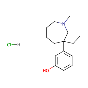 Meptazinol hydrochloride,CAS No. 59263-76-2.