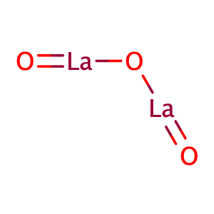 Lanthanum oxide,CAS No. 1312-81-8.