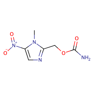 (1-Methyl-5-nitro-1H-imidazol-2-yl)methyl carbamate,CAS No. 7681-76-7.