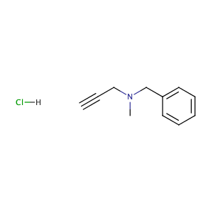 pargyline hydrochloride,CAS No. 306-07-0.
