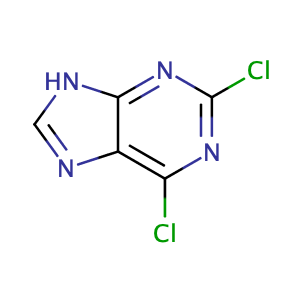 2,6-Dichloro-9H-purine,CAS No. 5451-40-1.