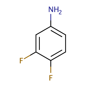 3,4-Difluoroaniline,CAS No. 3863-11-4.