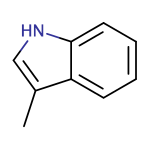 3-Methyl indole,CAS No. 83-34-1.
