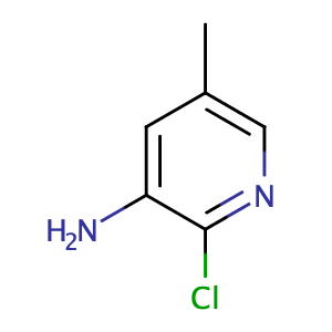 3-Amino-2-chloro-5-methylpyridine,CAS No. 34552-13-1.