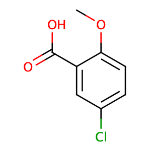 5-Chloro-2-methoxybenzoic acid,CAS No. 3438-16-2.
