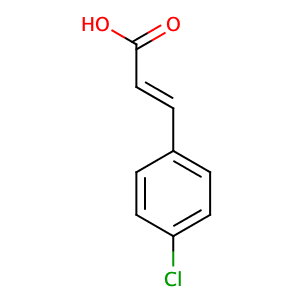 (E)-3-(4-chlorophenyl)-2-propenoic acid,CAS No. 940-62-5.