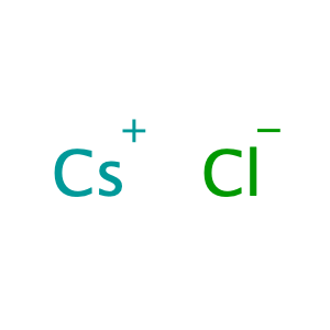 Cesium chloride,CAS No. 7647-17-8.