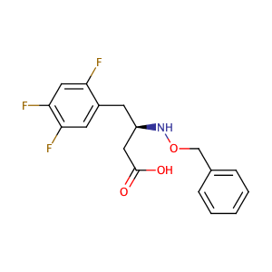 (R)-3-(Benzyloxyamino)-4-(2,4,5-trifluorophenyl)butanoic acid,CAS No. 767352-29-4.