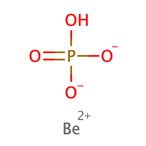 beryllium hydrogen phosphate,CAS No. 35089-00-0.