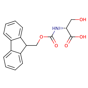 N-[(9H-Fluoren-9-ylmethoxy)carbonyl]-D-serine,CAS No. 116861-26-8.