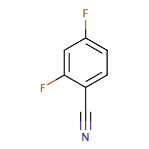 2,4-Difluorobenzonitrile,CAS No. 3939-09-1.