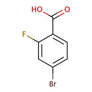 4-Bromo-2-Fluorobenzoic Acid,CAS No. 112704-79-7.