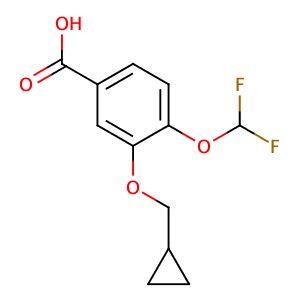 3-Cyclopropylmethoxy-4-difluoromethoxybenzoic acid,CAS No. 162401-62-9.