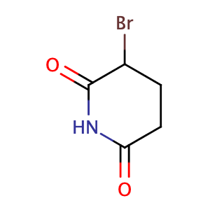 3-bromopiperidine-2,6-dione,CAS No. 62595-74-8.