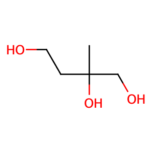 (+/-)-2-methylbutane-1,2,4-triol,CAS No. 62875-07-4.