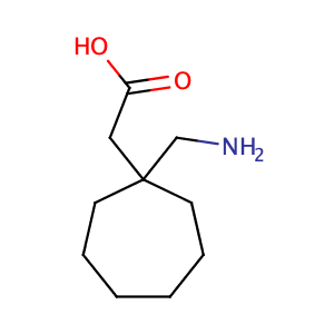 1-Aminomethyl-1-cycloheptane-acetic acid,CAS No. 63562-03-8.