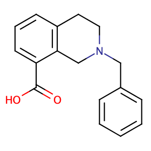 2-benzyl-1,2,3,4-tetrahydroisoquinoline-8-carboxylic acid,CAS No. 1053656-29-3.