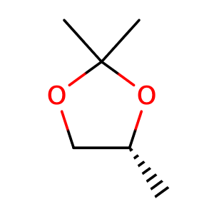 1,3-Dioxolane, 2,2,4-trimethyl-,CAS No. 1193-11-9.