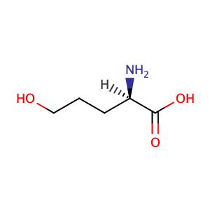 (R)-5-hydroxy-2-aminovaleric acid,CAS No. 6152-90-5.