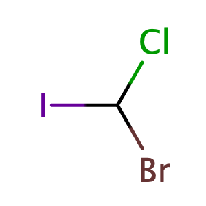 bromo-chloro-iodomethane,CAS No. 34970-00-8.