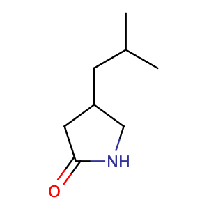 (rac)-4-isobutylpyrrolidin-2-one,CAS No. 61312-87-6.