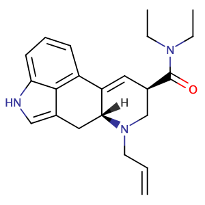 82-6-allyl-6-norlysergic acid diethylamide,CAS No. 65527-61-9.
