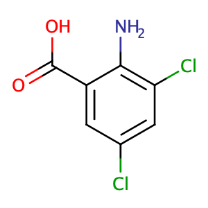 2-Amino-3,5-dichloro-benzoic acid,CAS No. 2789-92-6.