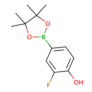 2-fluoro-4-(4,4,5,5-tetramethyl-1,3,2-dioxaborolan-2-yl)phenol,CAS No. 760990-08-7.