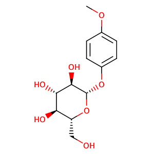 p-methoxyphenyl-1-O-Î²-D-glucopyranoside,CAS No. 6032-32-2.