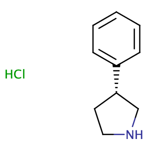(R)-3-Phenylpyrrolidine hydrochloride,CAS No. 851000-46-9.