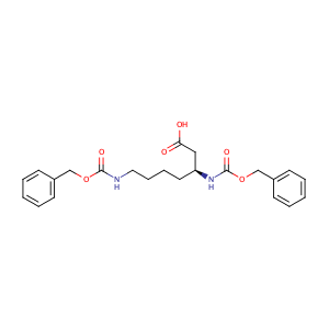 (S)-3,7-Bis(((benzyloxy)carbonyl)amino)heptanoic acid,CAS No. 259195-59-0.