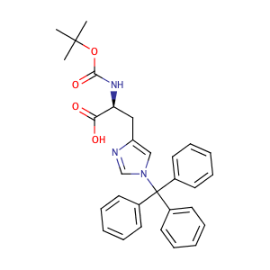N-Boc-N'-trityl-L-histidine,CAS No. 32926-43-5.