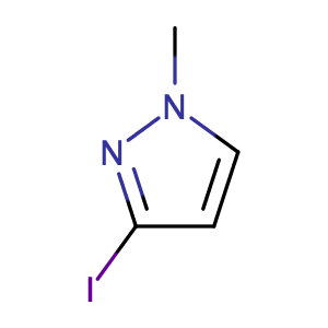 1-METHYL-3-IODOPYRAZOLE,CAS No. 92525-10-5.