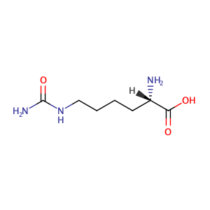 (S)-2-Amino-6-ureido-hexanoic acid,CAS No. 1190-49-4.