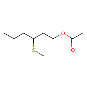 3-(Methylthio)hexyl acetate,CAS No. 51755-85-2.