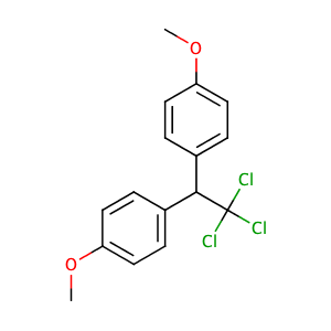 1-methoxy-4-[2,2,2-trichloro-1-(4-methoxyphenyl)ethyl]benzene,CAS No. 72-43-5.