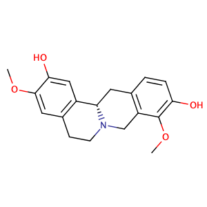 (S)-3,9-Dimethoxy-6,8,13,13a-tetrahydro-5H-isoquinolino[3,2-a]isoquinoline-2,10-diol,CAS No. 16562-13-3.